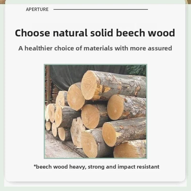 Wooden Rolling Pins For Baking, Pizza Dough Roller, Not Easy To Crack, Non-Stick Wood Pastry Roller, Essential Kitchen Utensils