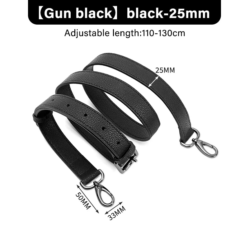 WUTA First Layer Cowhide Genuine Leather Bag Strap Adjustable Shoulder Straps Replacement Handbag Crossbody Belt Bag Accessories