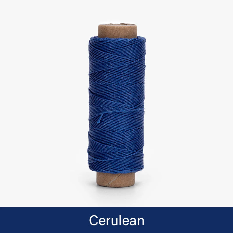 WUTA Leather Waxed Thread Round Polyester Sewing Threads Leather Craft Hand Stitching Line DIY Bracelet Thread Repair Work Cord