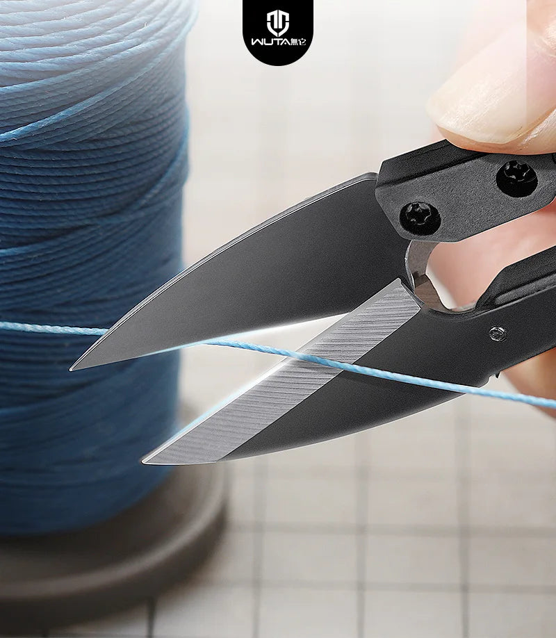 WUTA Antirust Thread Scissors Cutter Sewing Scissors Professional Tailor Metal Blade Nippers U Shape Clippers DIY Needlework