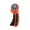45mm Orange Cut Cloth Round Hob Fabric Leather Craft Wheel Cutter Handle Roller With Blade Rotary Cutter Tools Knife