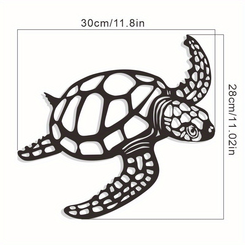 Factory Direct Supply Cross-Border Independent Store Metal Wall Art Turtle Craft Indoor Living Room Decor